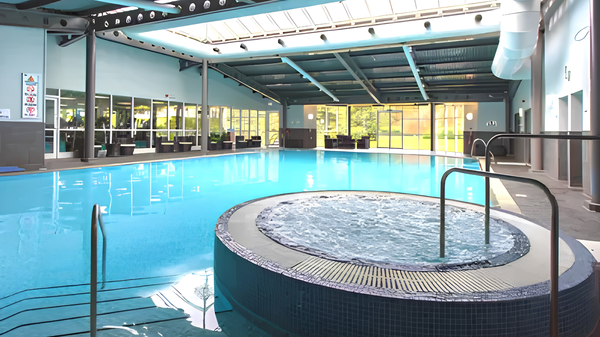 Indoor pool and spa